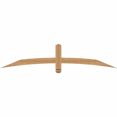 Ekena Millwork Bellingham Timber Gable Bracket, Western Red Cedar, 72"W x 15"H x 1 1/2"D x 3 1/2"F, 5/12 Pitch GBW072X15X0204BEL00SWR